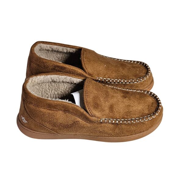 Dockers Men's Size 11 Stay at Home Slippers Never Worn Brown Tan Shoes - Picture 1 of 6